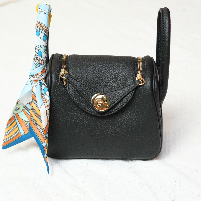 Lindy 26cm Togo Cowhide Leather