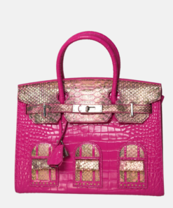 Birkin Bag 30cm Special Edition: Python & Crocodile Fusion